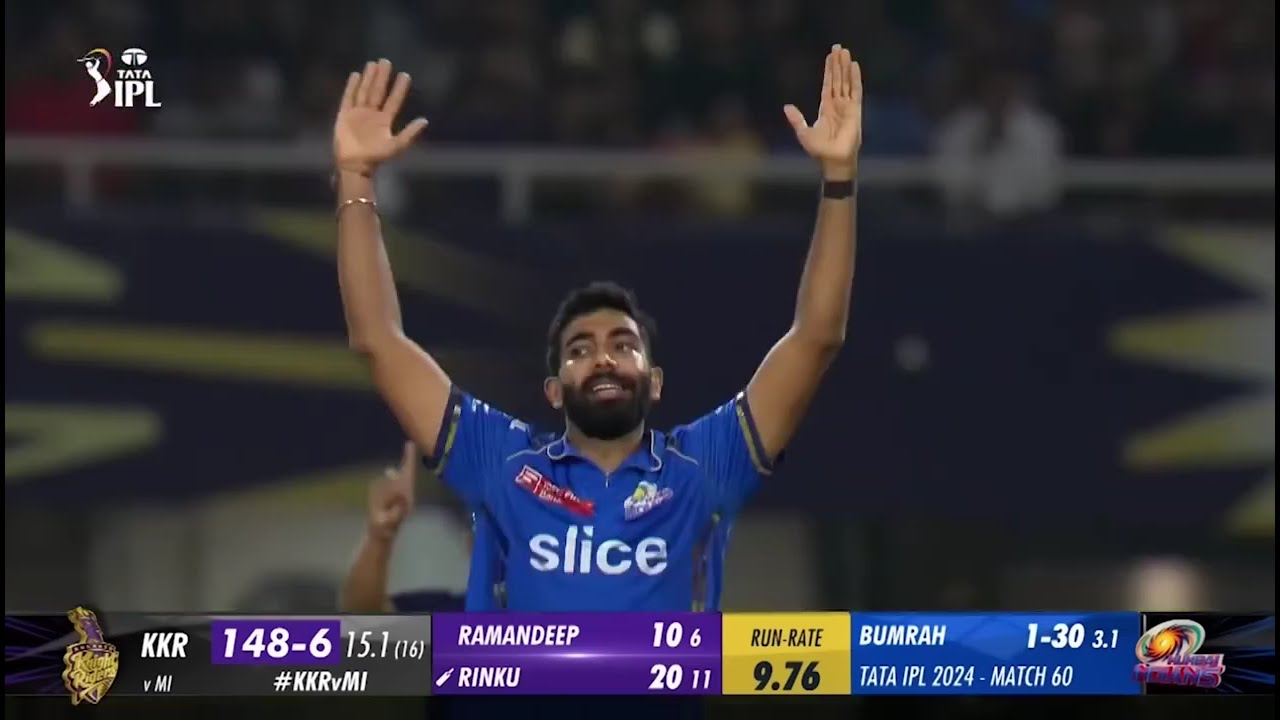 Tata ipl highlights kkr vs mi 2024 🔥🤯😳,Match 60