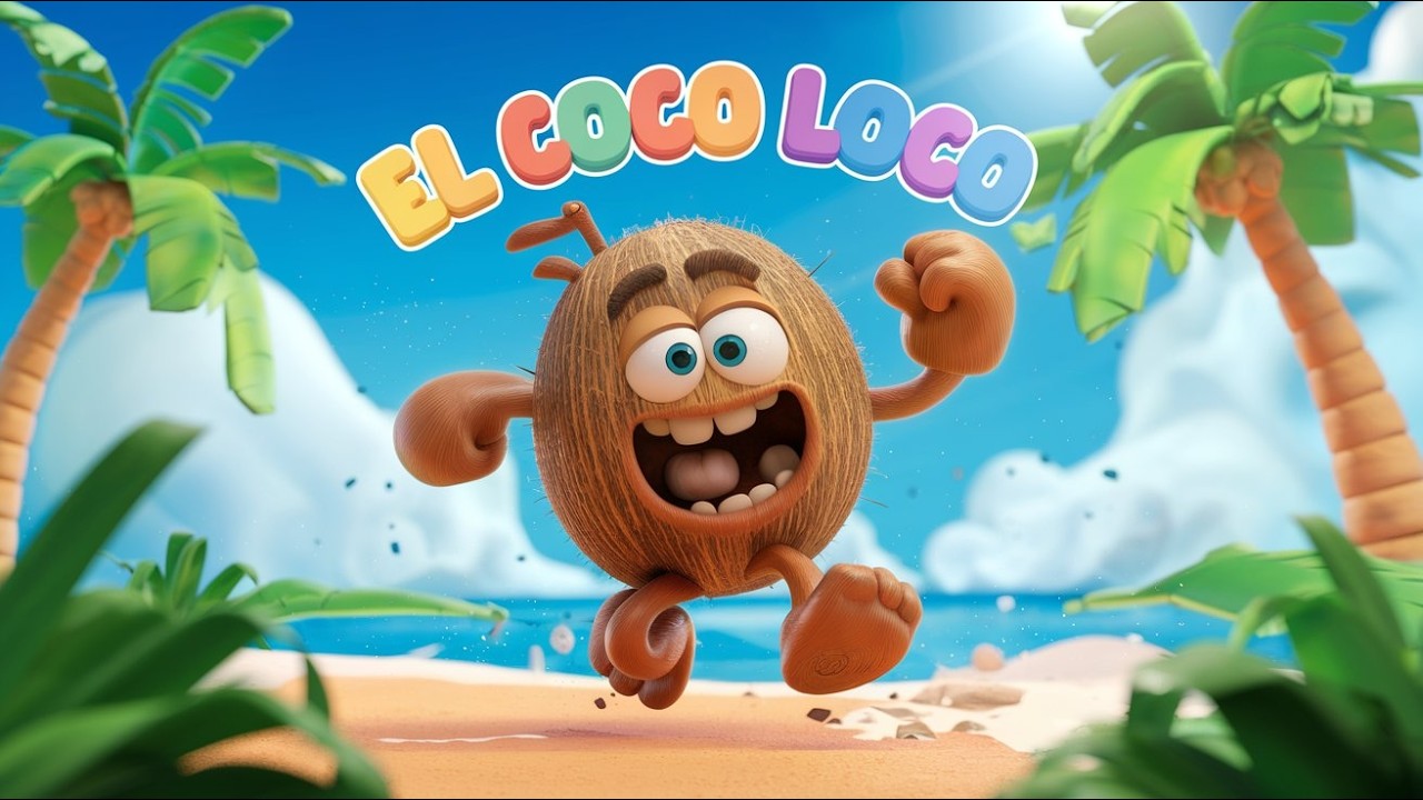 🤣EL COCO LOCO🥥🌴Canción infantil para #bailar y #aprender en #familia #bebe #niños #animales mix 8