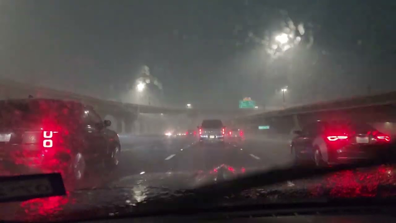 Driving through the storm