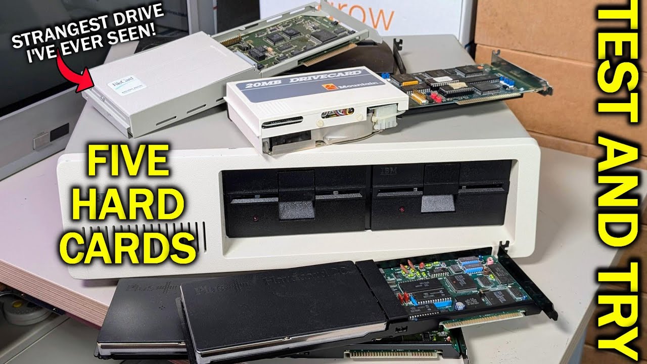 Test and try: Five (probably broken) hard cards #autopsy