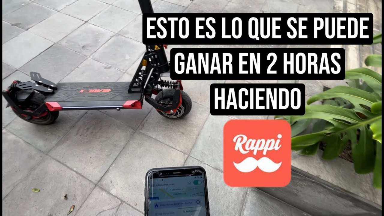 Hice Delivery por dos horas con el scooter electrico BLADE X PRO