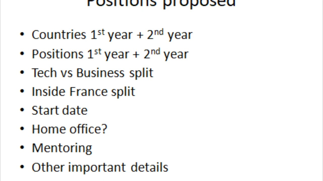 Orange Graduate Program (Detailed version)