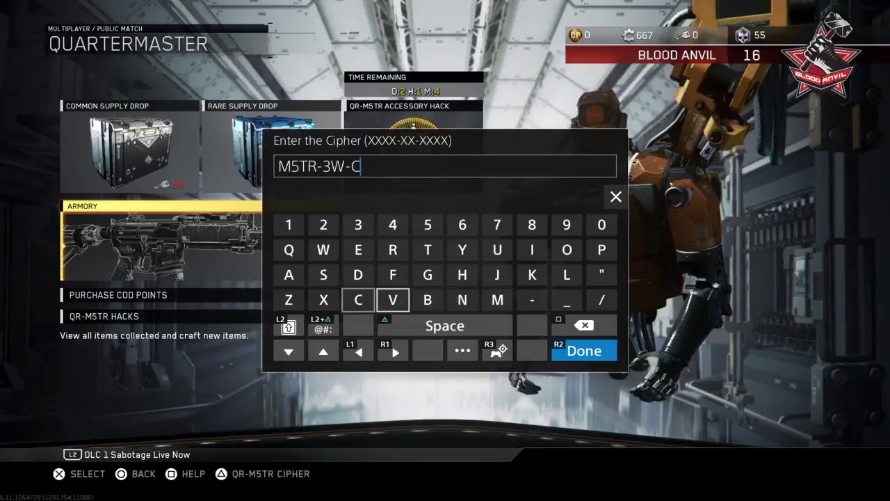 IW trying to find the cipher code