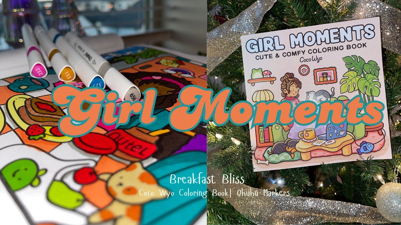 Color With Me | Cozy Coloring Vibes 🌸 Breakfast Bliss from Girl Moments