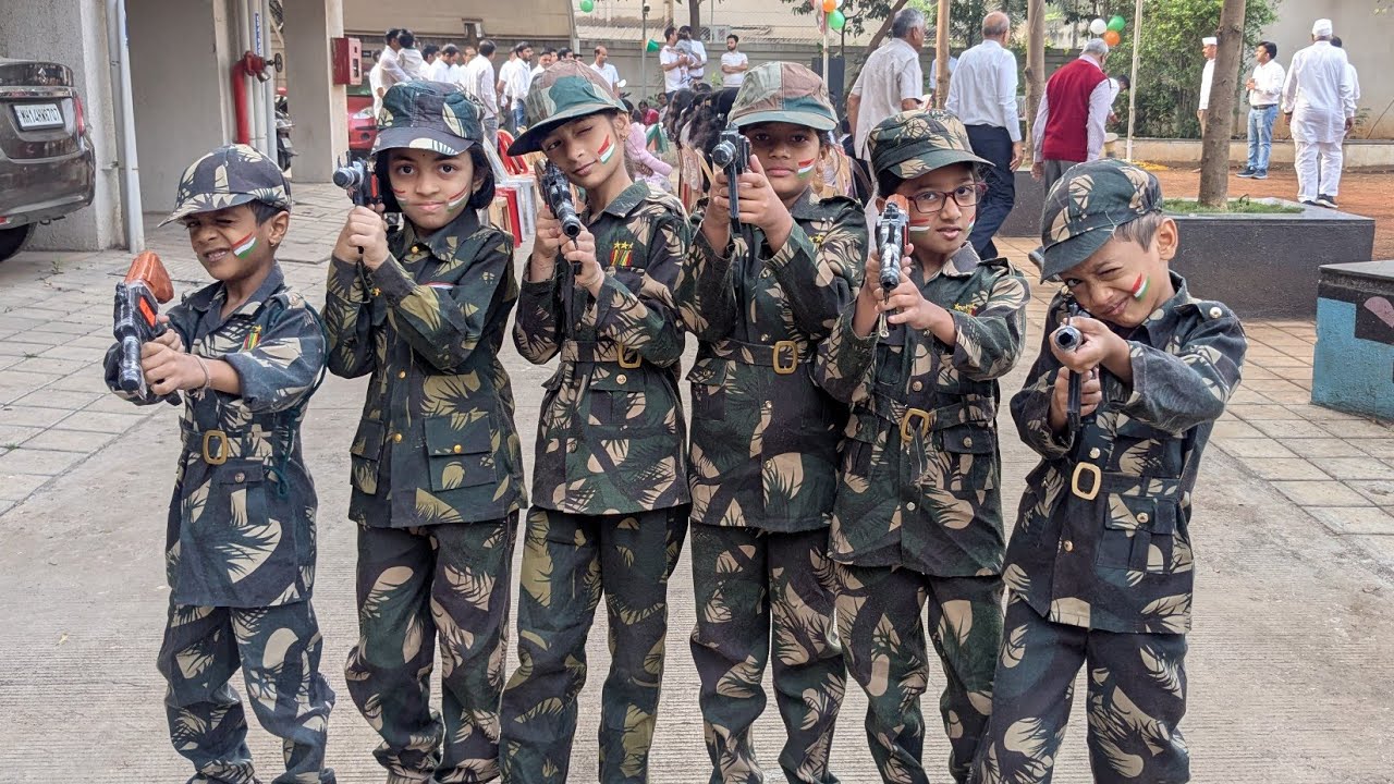 Kids Dance in Soldier Dress 🇮🇳 | Independence Day Special Performance