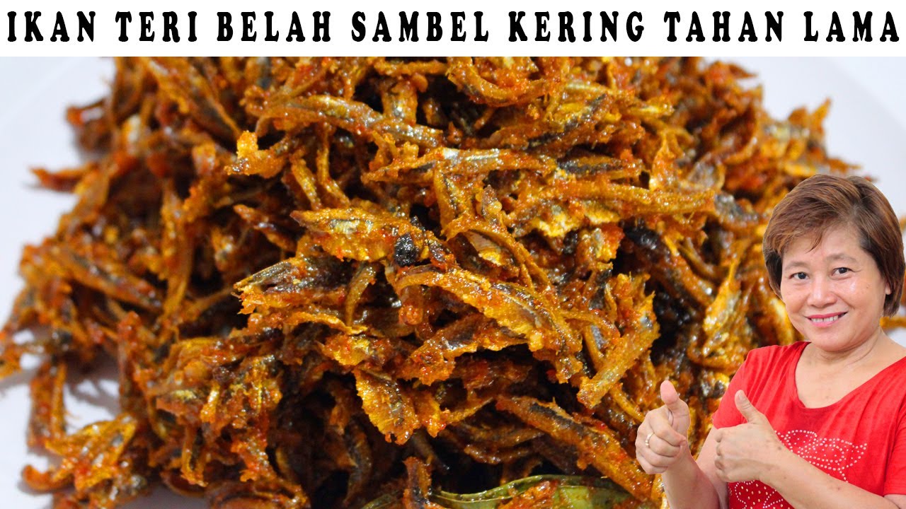 IKAN TERI BELAH SAMBEL KERING TAHAN LAMA!!!