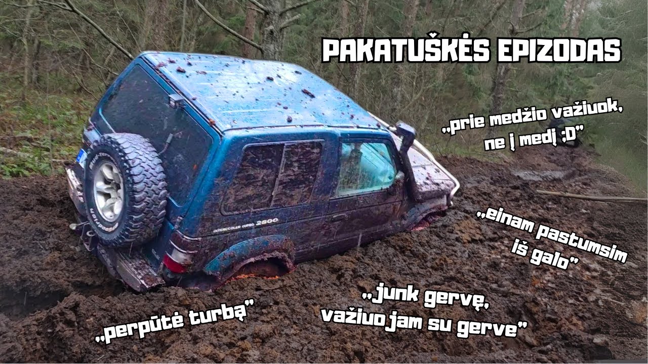 Offroad durpynuose ir bebryne | Užsukom vaizdų | Purvo netrūko
