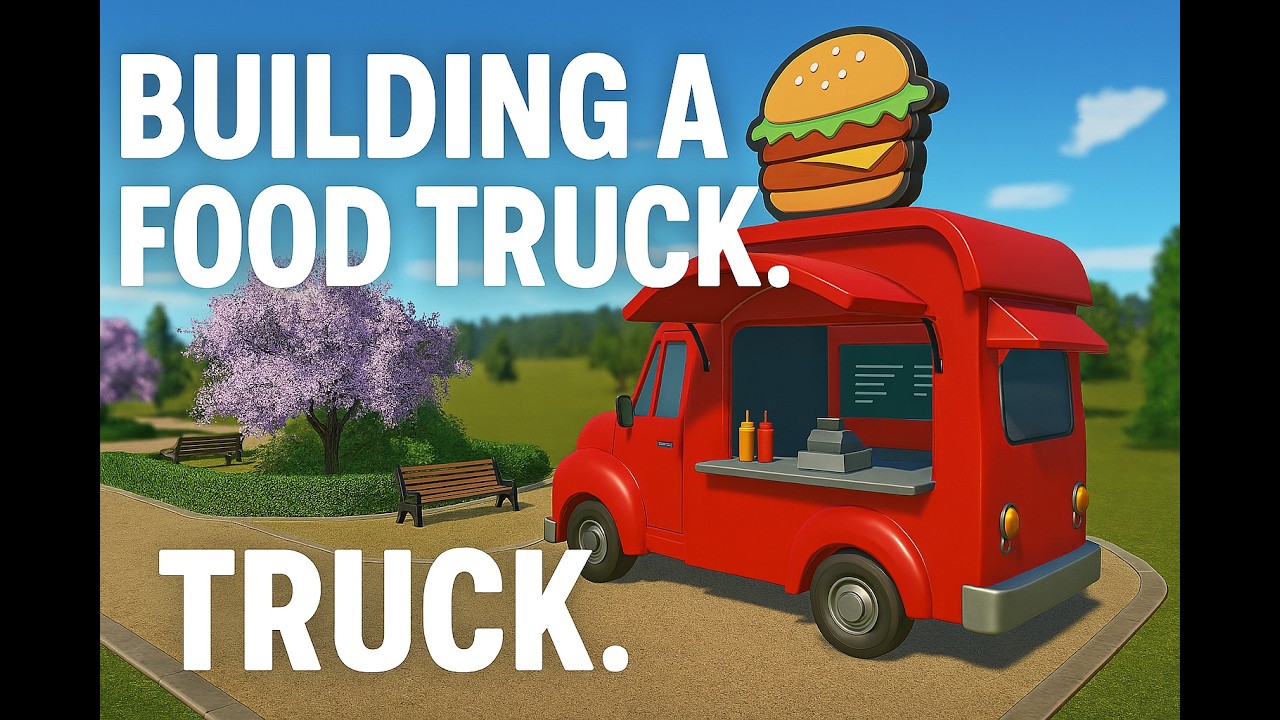 Creating a food truck from the ground up in Planet Coaster 2