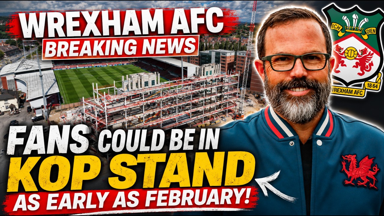 WREXHAM AFC KOP CONSTRUCTION 29TH JUNE 2026
