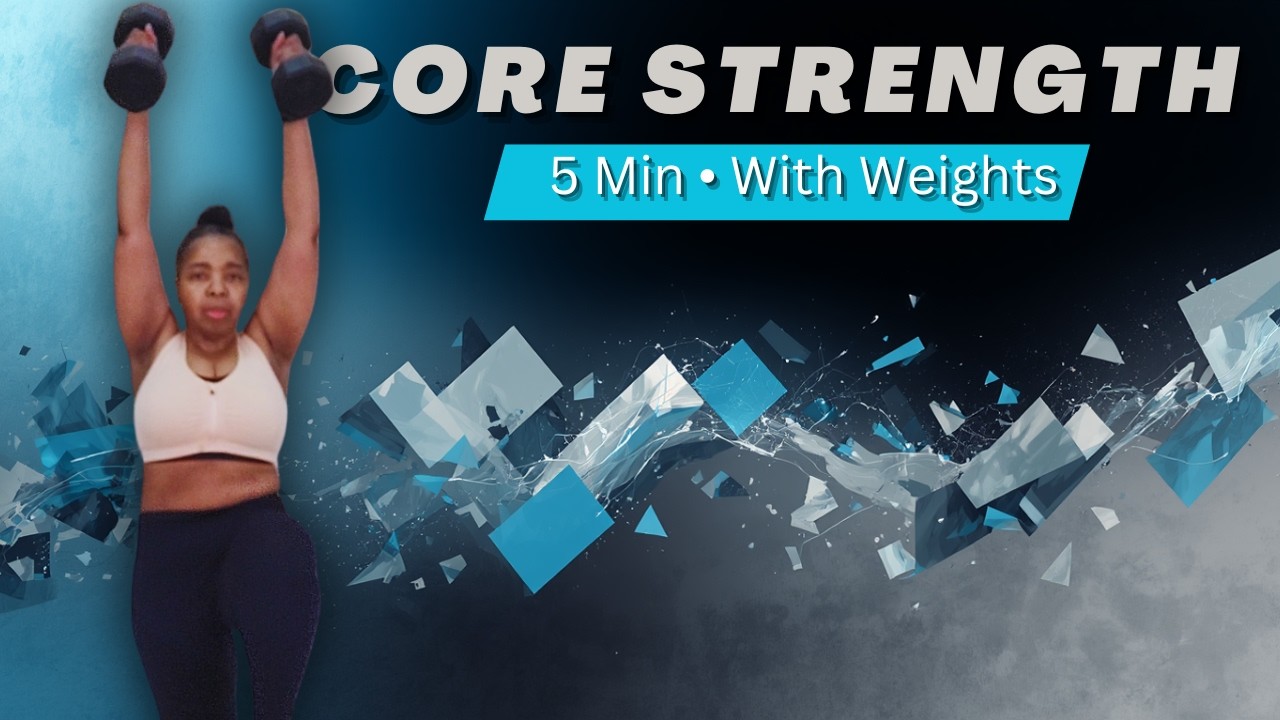 Build Core Strength After 50|5-Min Standing Ab Workout with Weights