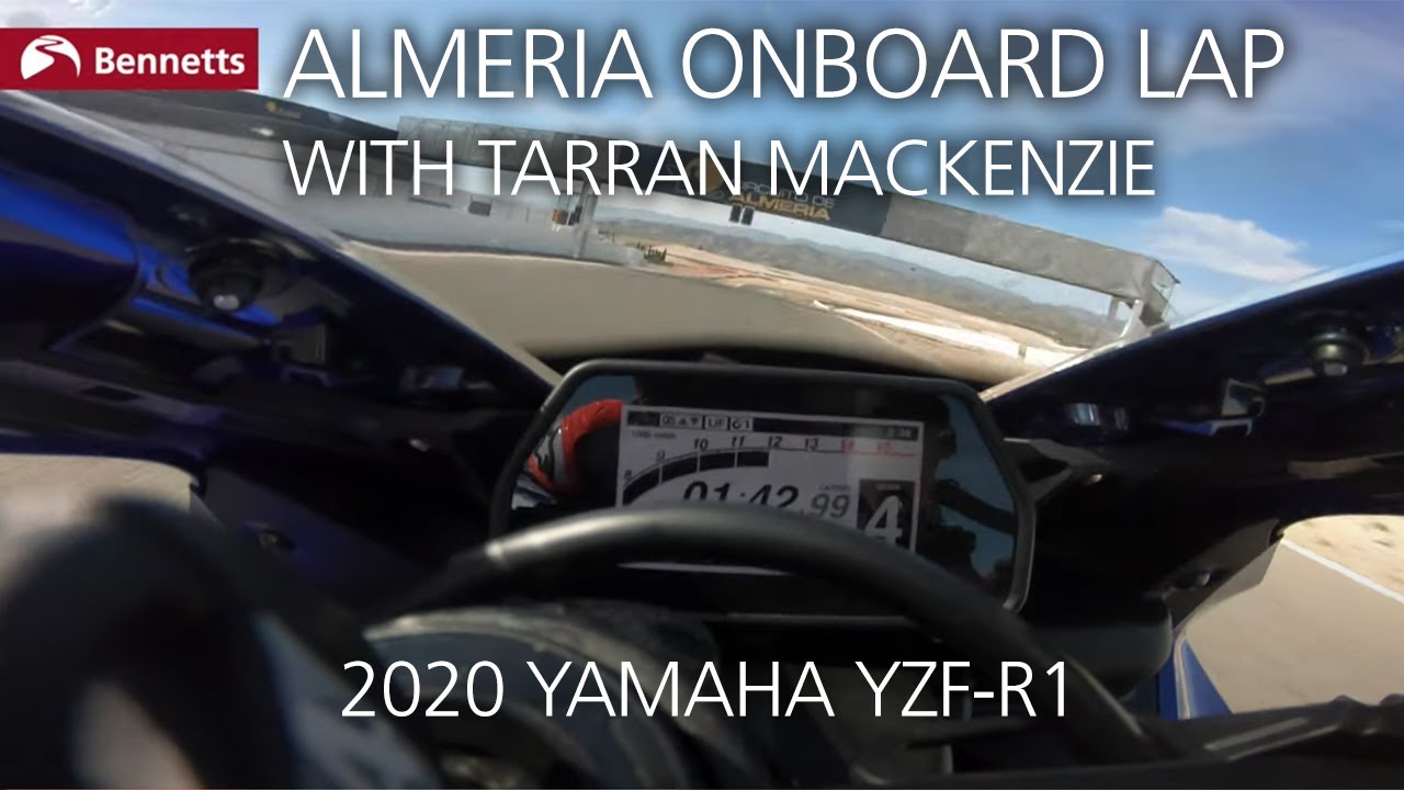Tarran Mackenzie on-board lap of Almeria | 2020 Yamaha YZF-R1
