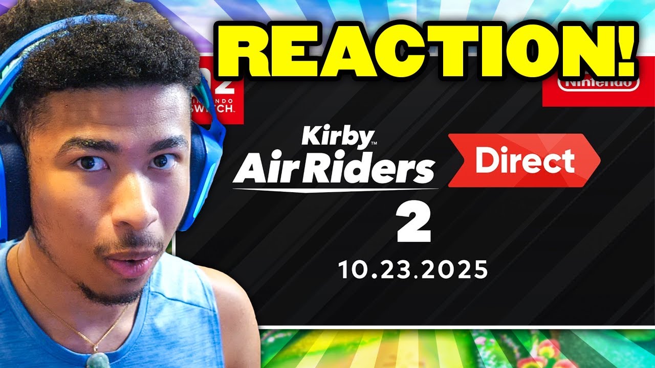 Kirby Air Riders Direct #2 10.23.2025 REACTION