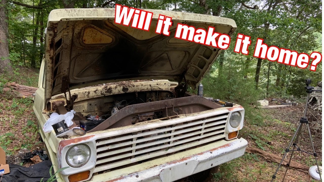 Will this Classic Ford F100 Run and Drive Home after Being Parked 40 Years Ago? Part 2