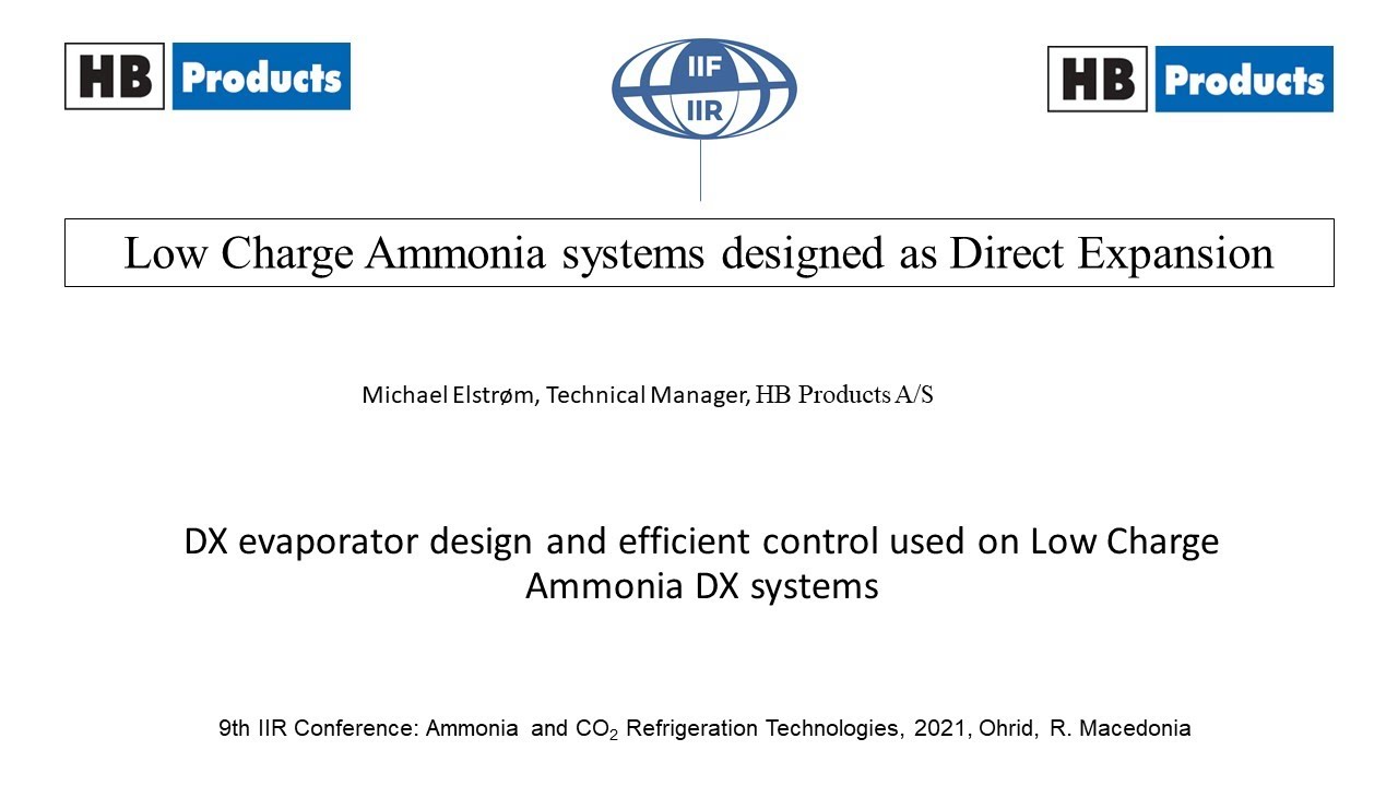 Low Charge Ammonia systems designed as Direct Expansion