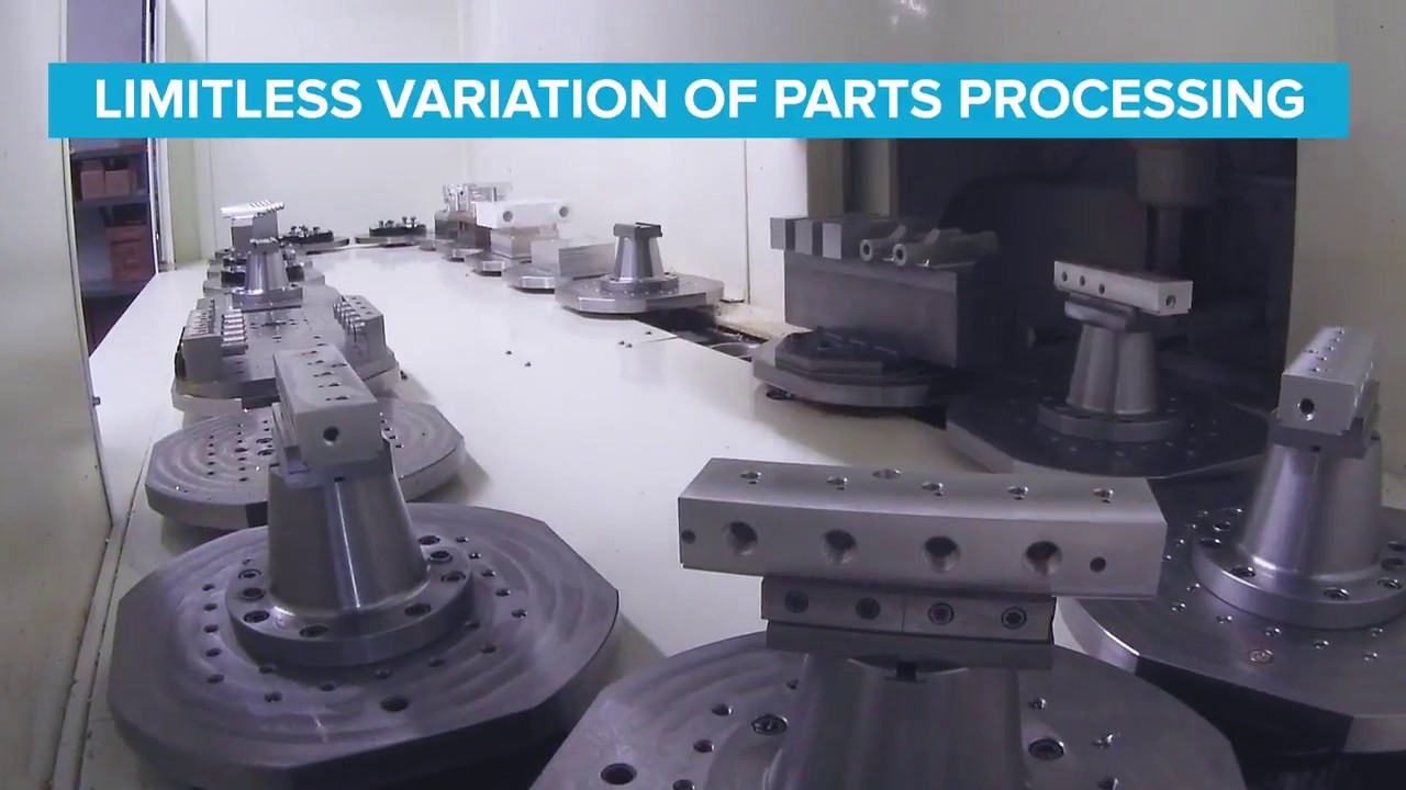 Kitamura's SUPERCELL-300G 5-Axis HMC Dramatically Reduces Set-Up Times