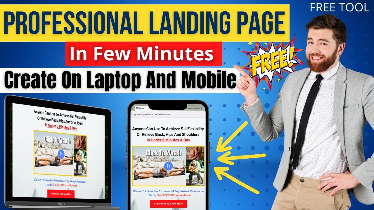 Create High Converting Landing Page In Few Minutes [FREE TOOL] In PC Laptop Or Mobile 2024