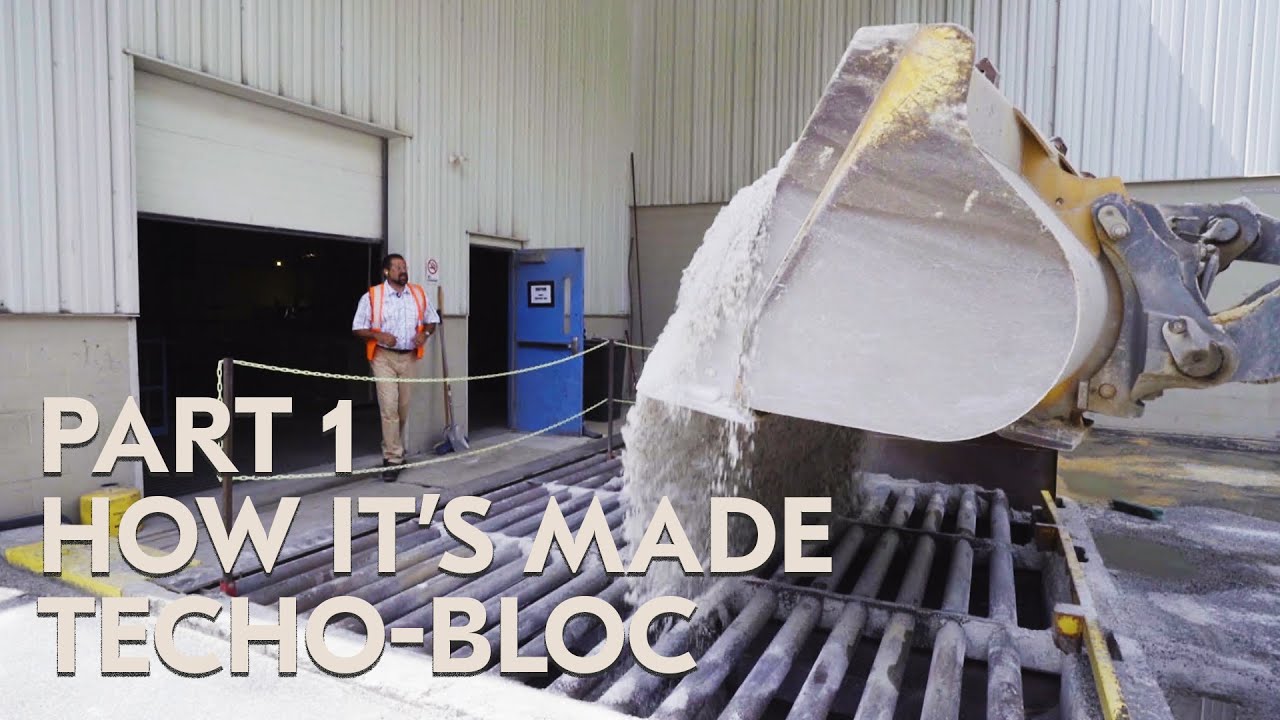 How Techo-Bloc products are made - Part 1