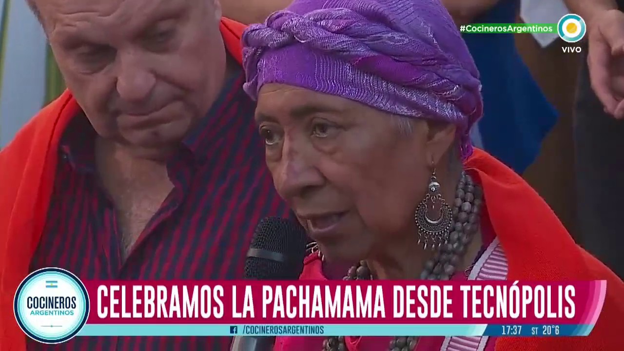 Ceremonia de Ofrenda a la Pachamama en Cocineros Argentinos