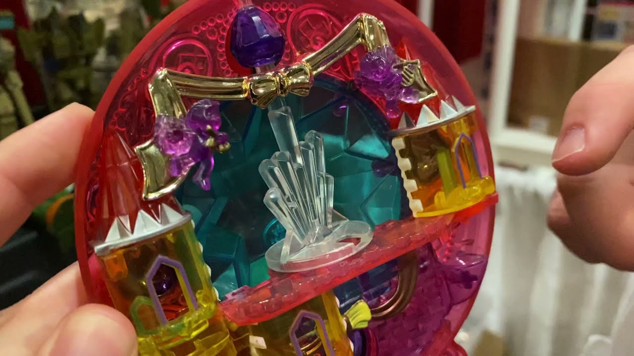 1996 Polly Pocket Starshine Palace (Sparkle Surprise/Crystal Palace) vintage Toy Review | 90s Kids
