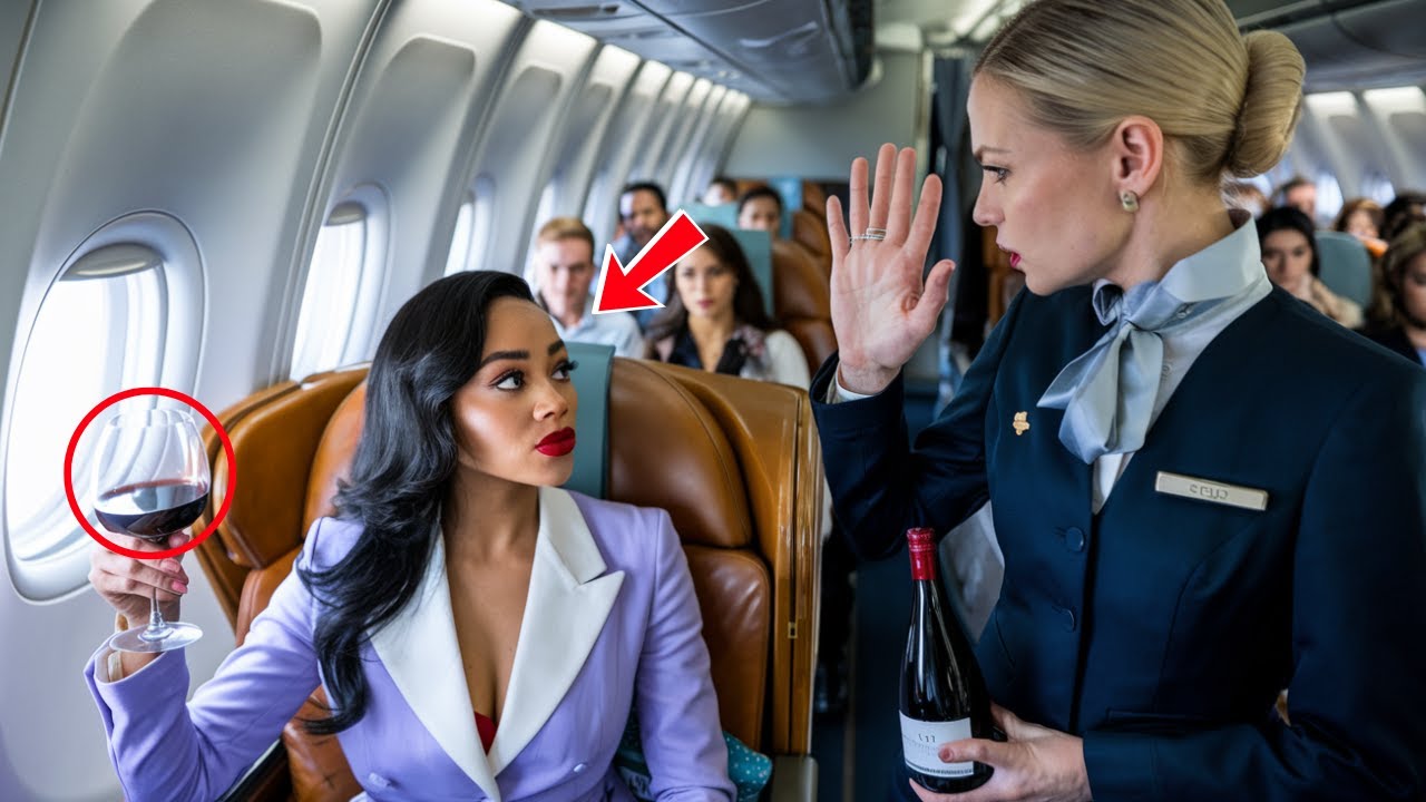 Black Passenger Denied Wine in First Class — Moments Later, She Cancels the Catering Contract