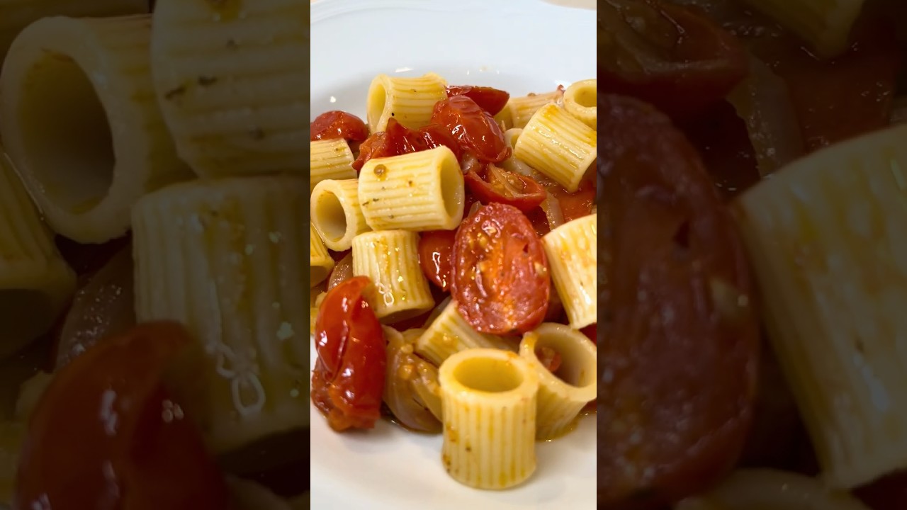 Mezzi rigatoni 2 ingredienti.. Spettacolo!!!!