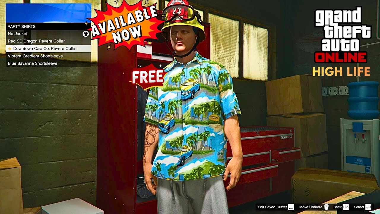 FREE DOWNTOWN CAB CO. REVERE COLLAR IS NOW AVAILABLE IN GTA ONLINE
