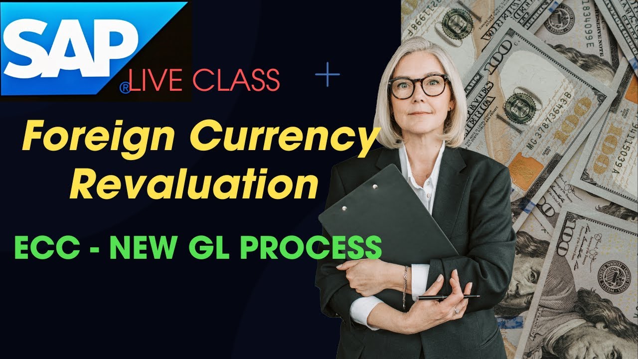 ECC New GL Foreign Currency revaluation | Configuration + Process | DS SAP FICO CLASSES |