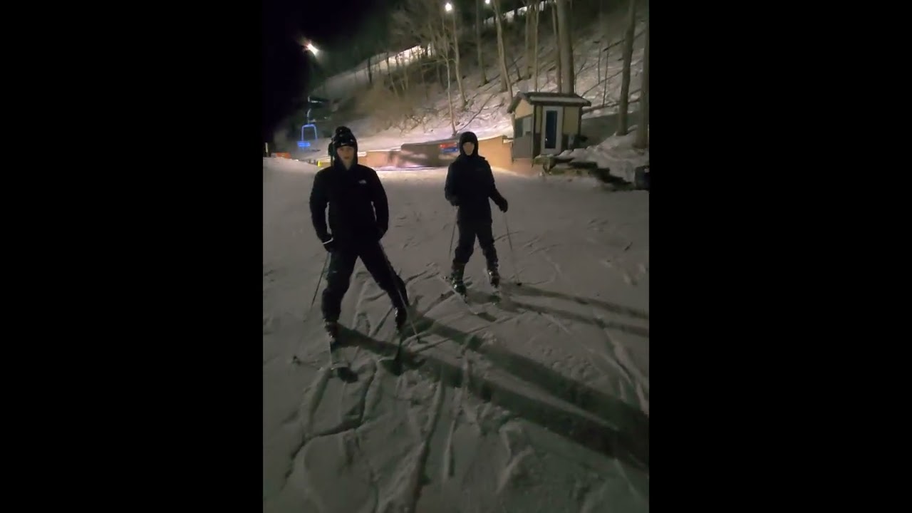 Hayden's First Time Skiing