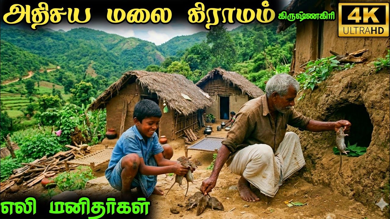 எலி கிராமம்  தமிழ்நாட்டில் 😧 Rat village in Tamil Nadu  #village #culture #different #rat #hunting 