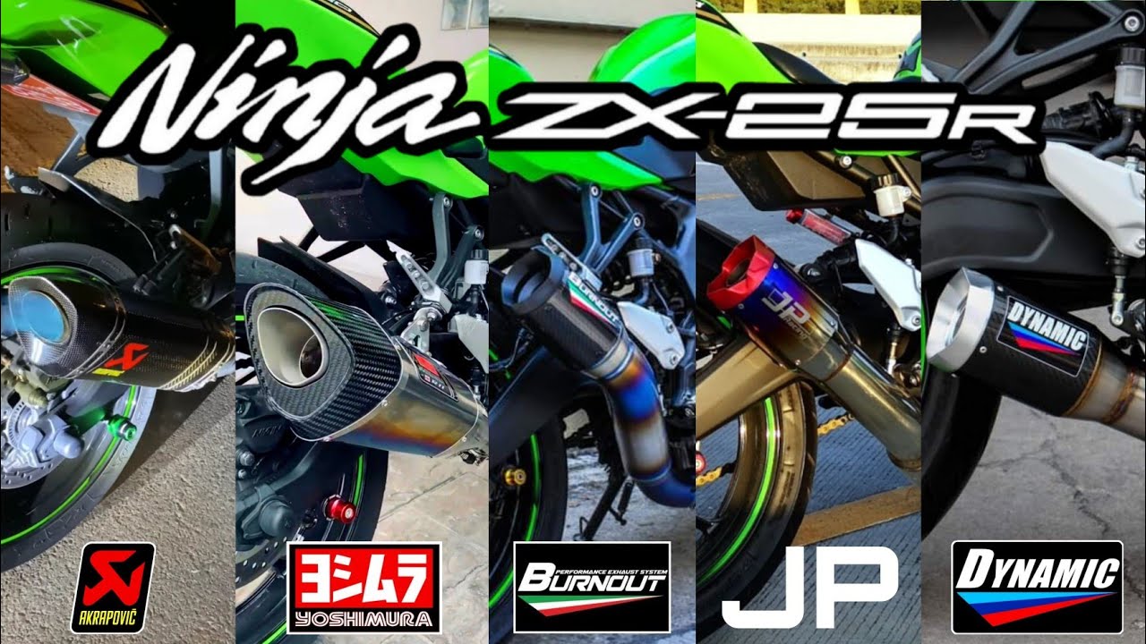 รวมเสียงท่อ แบรนด์ดังในไทย ZX25R Muffler Thailand