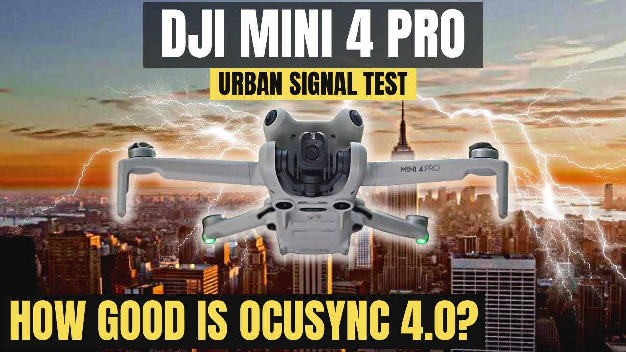 Тестирование сигнала в городских условиях DJI Mini 4 Pro против Mini 2 и Mini 3 Pro