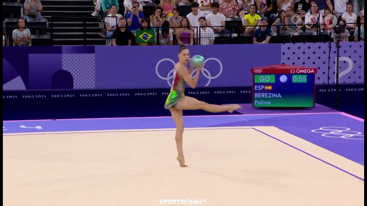 Olympic Games Paris 2024 Rhythmic gymnastics- Polina Berezina Ball (ESP) Qualifcation