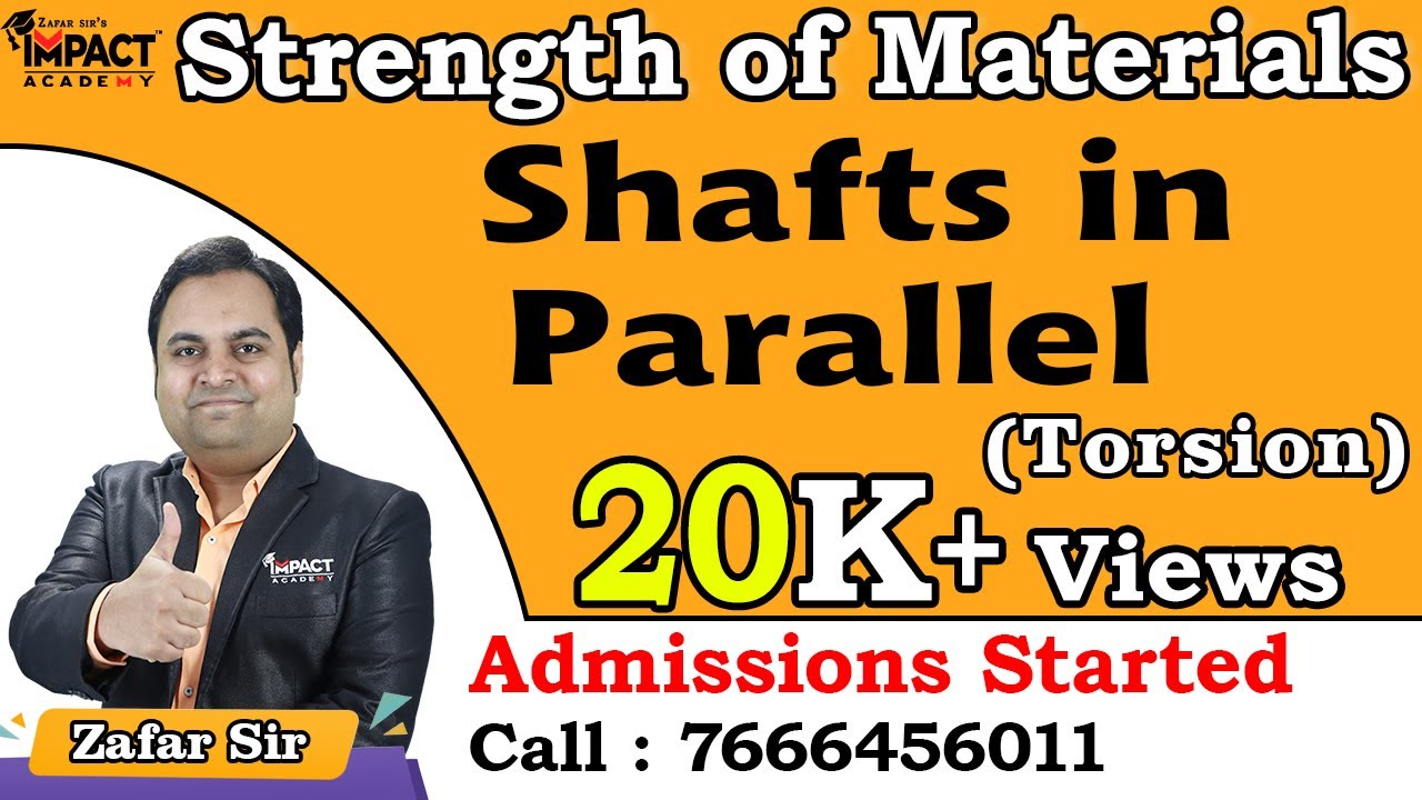 Shafts in Parallel | Torsion | Strength of Materials | #engineering #gateexam2025 #gate #imp #2026