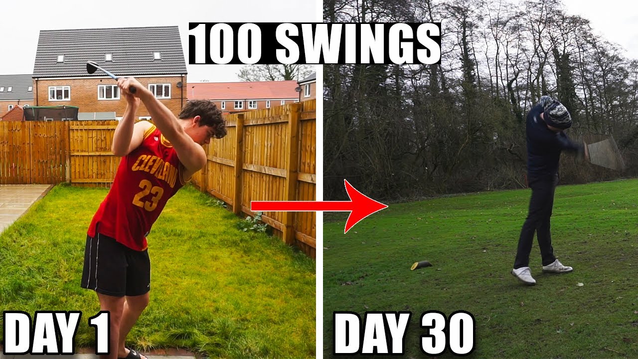 I Did 100 Practice Swings Every Day For 30 Days..
