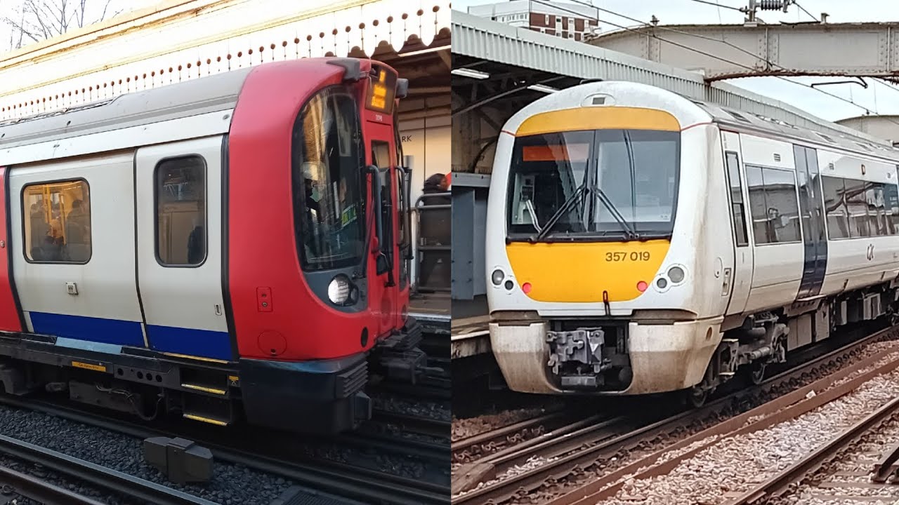 Trains at Upton Park