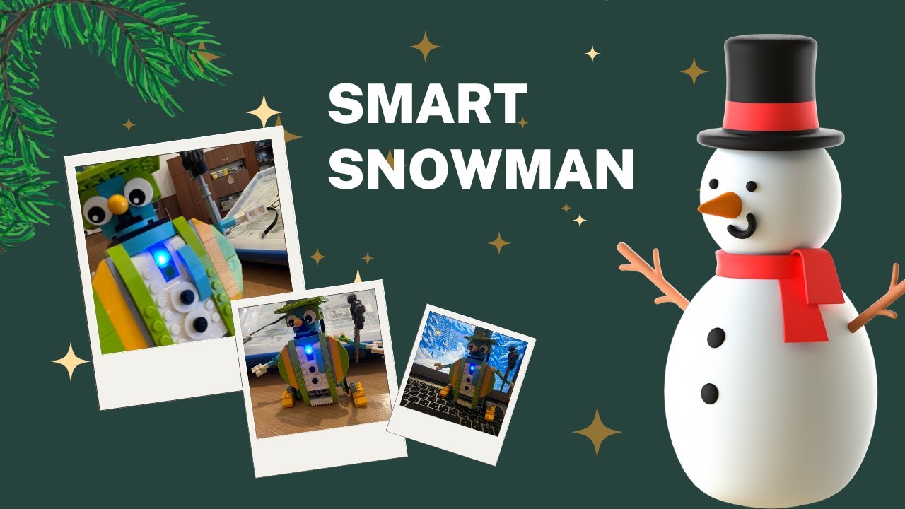 Instruction: Smart Snowman | Розумний сніговик з LEGO WeDo 2.0