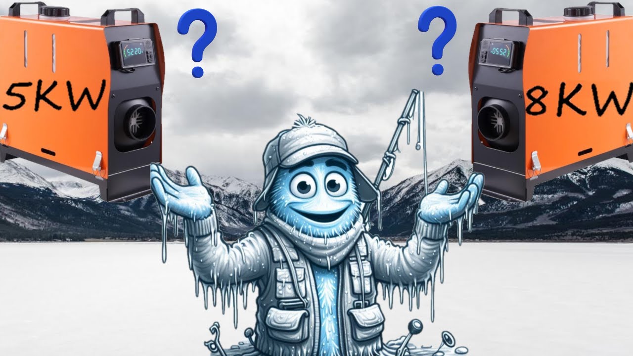 Diesel Heater - Which one do YOU need? #dieselheater #icefishing #vevor #kilowatt #heater #icetent