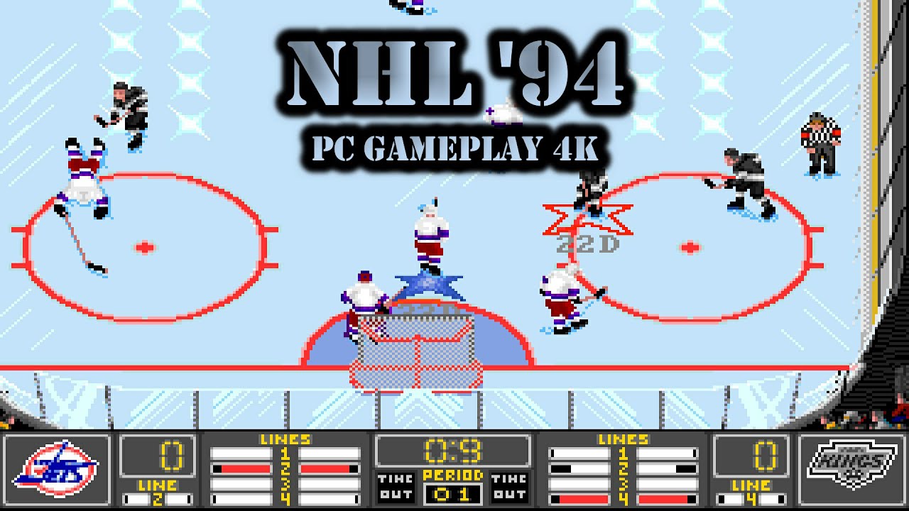 Old Games - NHL '94 (NHL Hockey DOS) / #76 LA Kings League