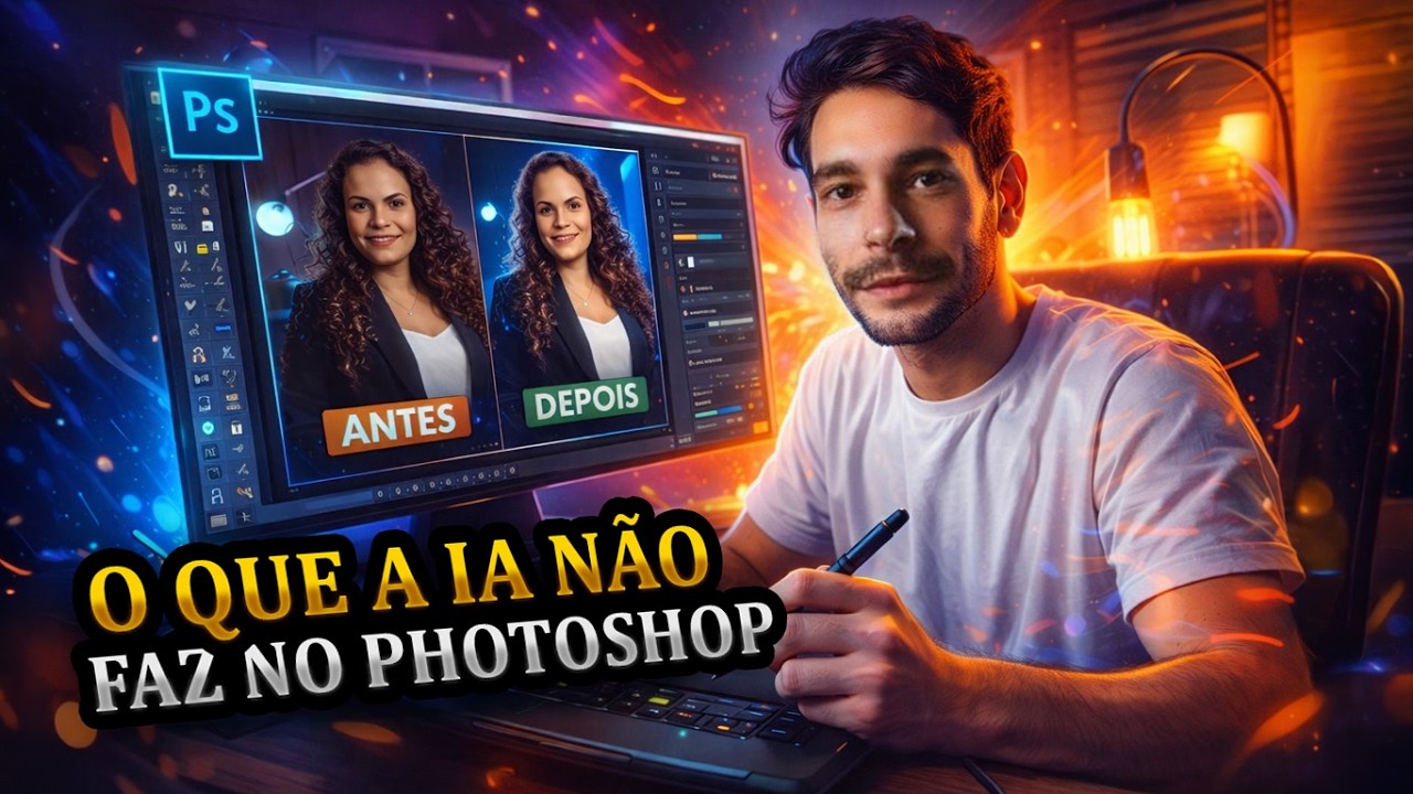 Essa Edição no Photoshop HUMILHA Qualquer IA