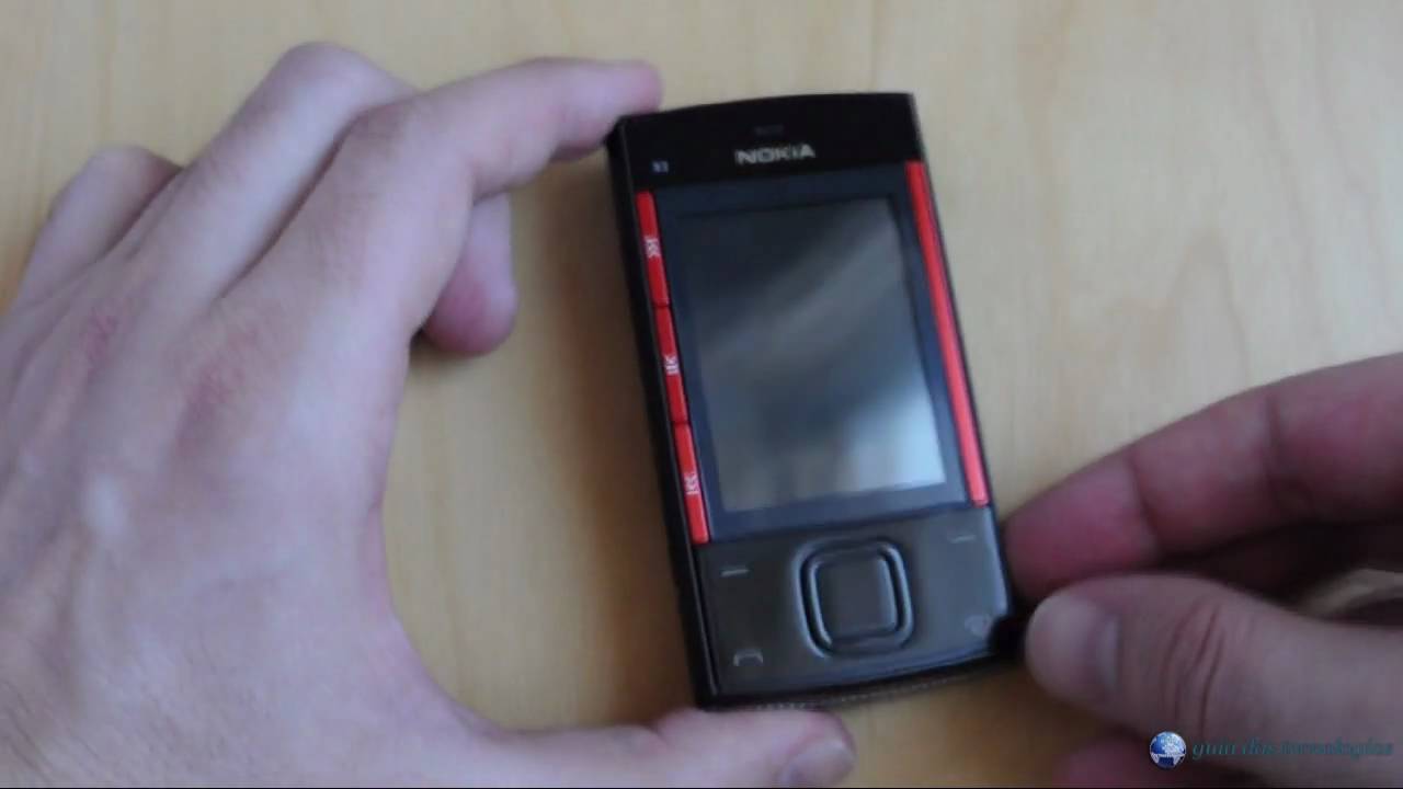 Nokia X3-00: desembalagem (unboxing)