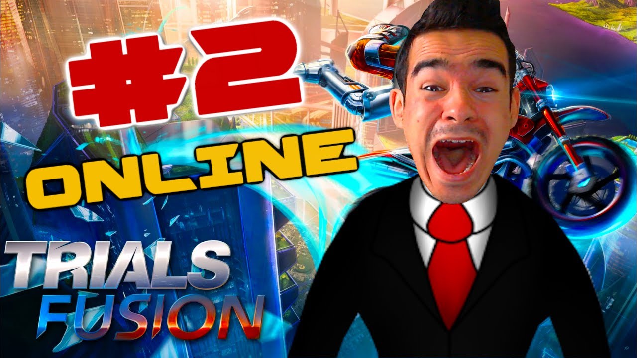 Trials Fusion : Online Let's Play #2 [FACECAM] - SLENDER SPECIAL #2 !! HD
