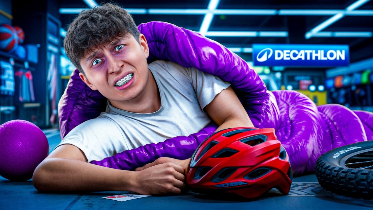 Spędziłem 1 Noc w Decathlonie!