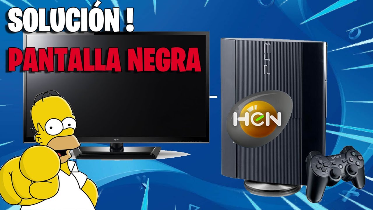 PANTALLA NEGRA EN JUEGOS PS3 SOLUCION