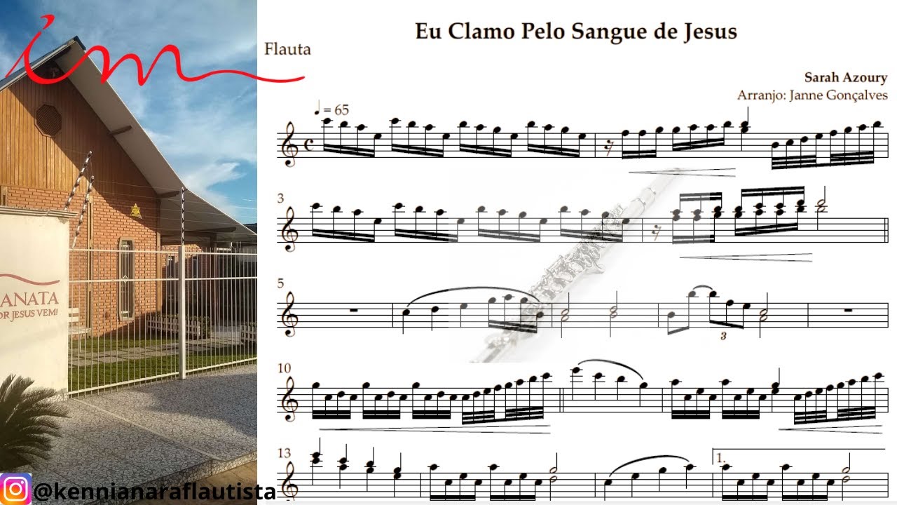 Eu clamo pelo sangue de Jesus (Arranjo de Flautas)/Seminário de louvor