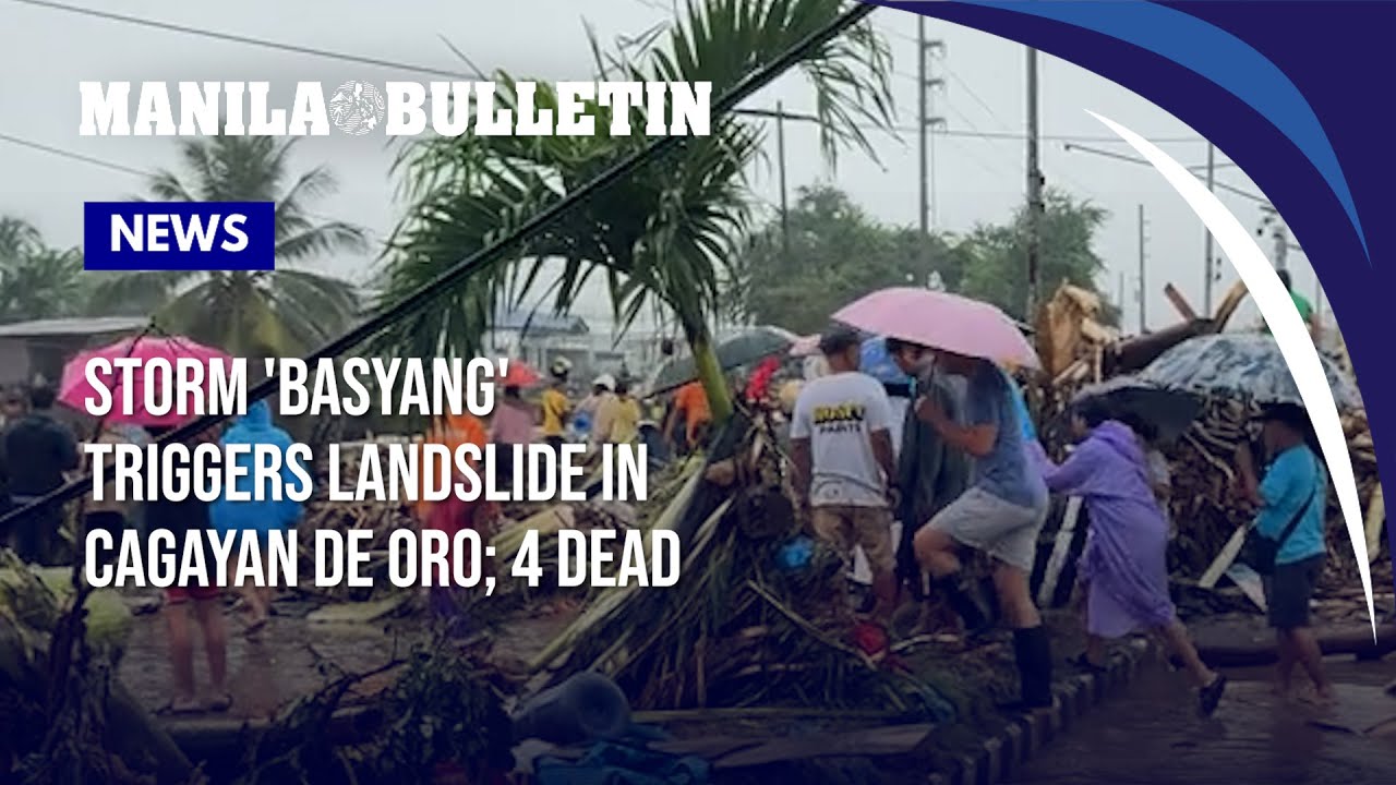 4 dead in Cagayan De Oro due to landslide caused by 'Basyang' - NDRRMC | MB Newsbreak