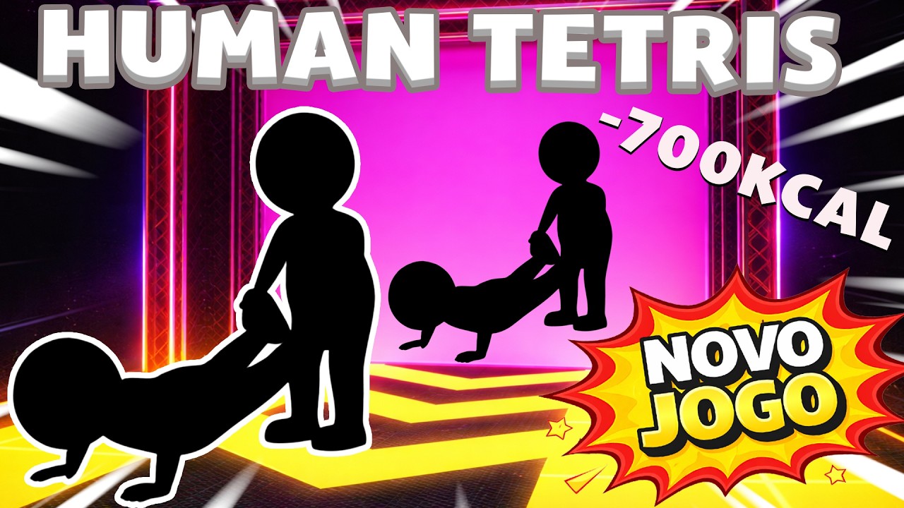 Human Tetris х 2 Player Co-op 🔥 Viral Interactive Warm Up Game | Desafio Visual Rápido | NEW VERSION