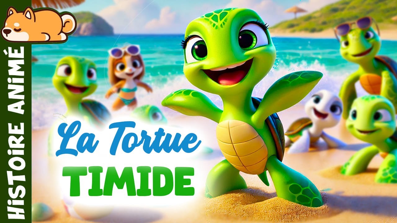 MONA LA TORTUE 🐢 Histoire pour s'endormir, contes de fées, Timidité, Confiance en soi, livre animé