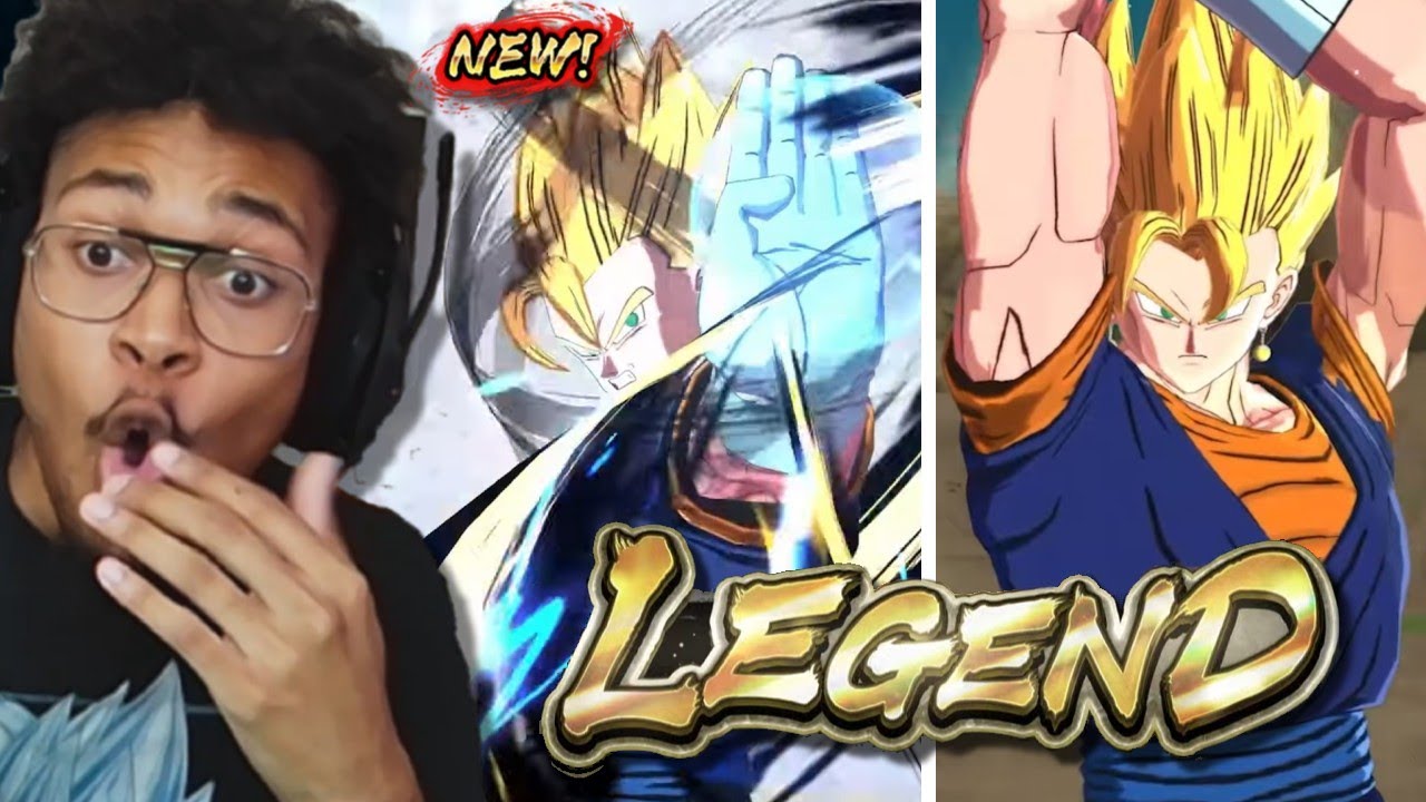 NEW RARITY! LEGEND Super Vegito Reveal and Reaction on Dragon Ball Legends!