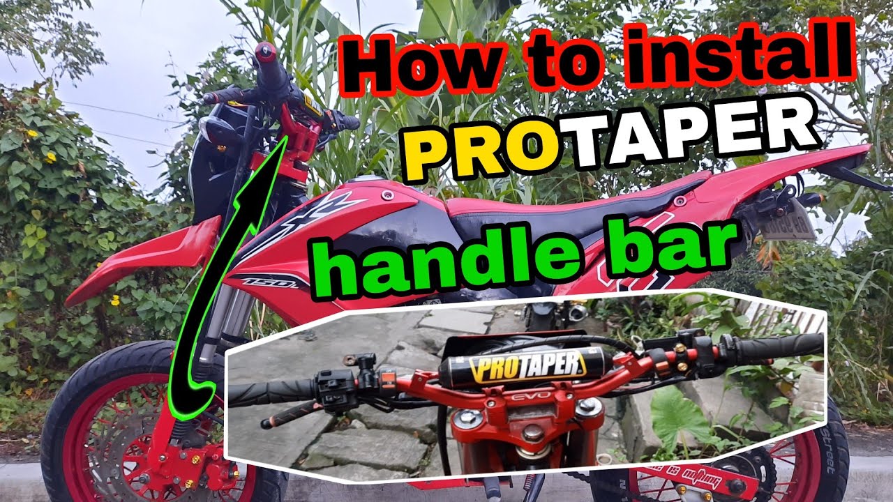 Replacement of handle bar | protaper handle bar | Honda XR150