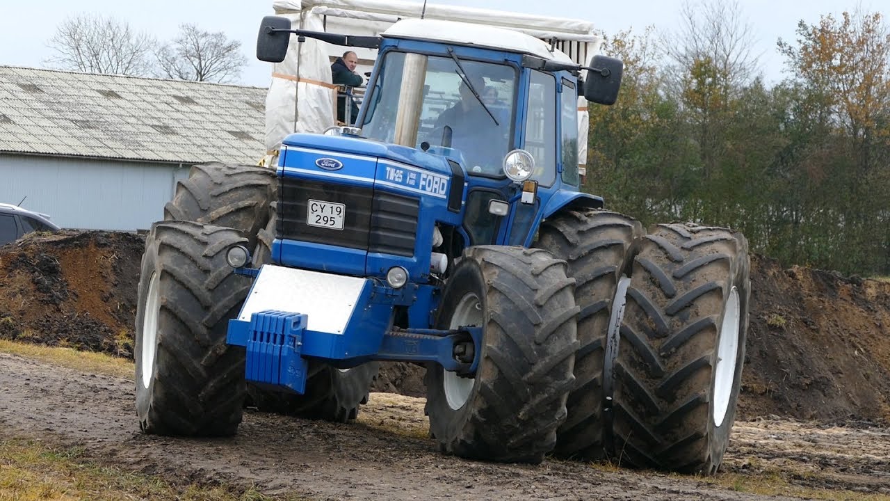 Ford TW25 Pulling The Heavy Sledge at Pulling Event in Sørup | Tractor Pulling Denmark 2017